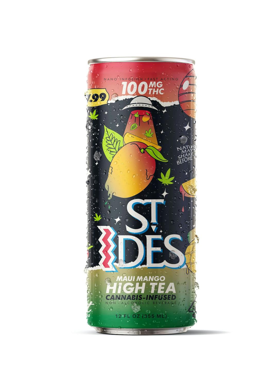 ST. IDES - Maui Mango High Tea - 100mg - Drink image 1