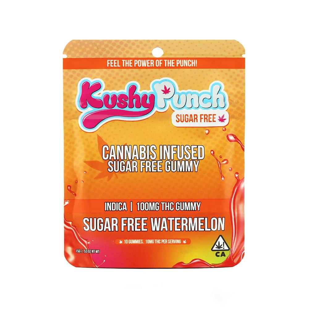 KUSHY PUNCH - Sugar Free Indica Gummies - 100mg - Edible image 1