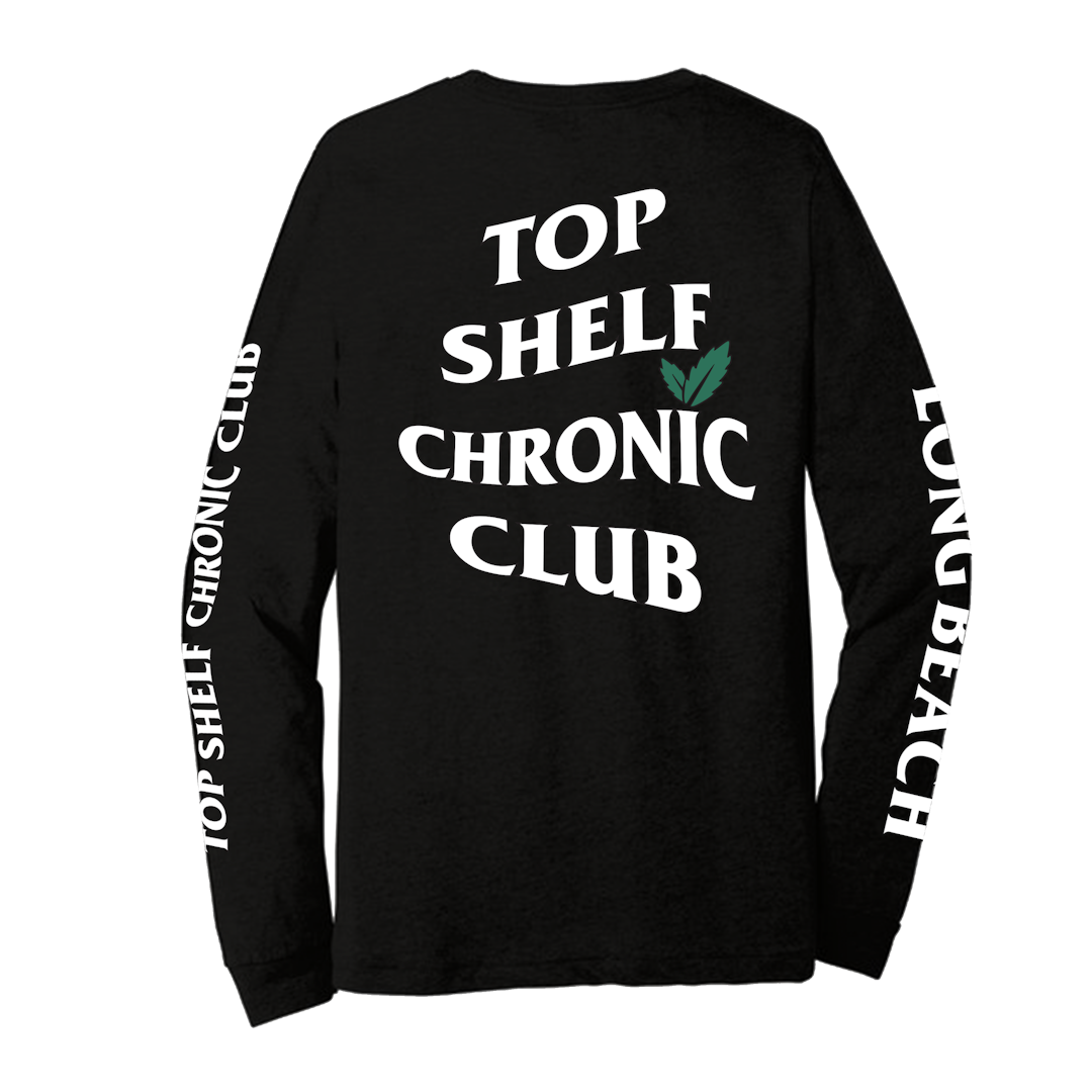 CHRONIC - Top Shelf Chronic Club LS Tee Large - Non Cannabis image 1