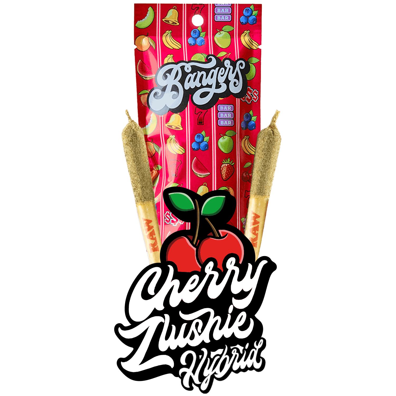 BANGERS - Cherry Zlushie Infused 2pk - 1.2g - Preroll