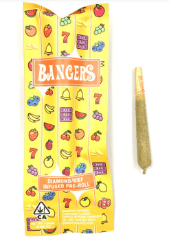 BANGERS - Pineapple OG Infused 2pk - 1.2g - Preroll