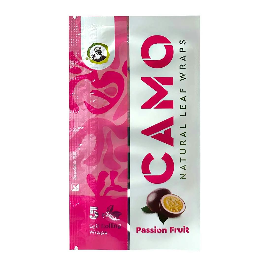 CAMO - Passion Fruit 5-Pack Rolling Wraps - Non Cannabis image 1
