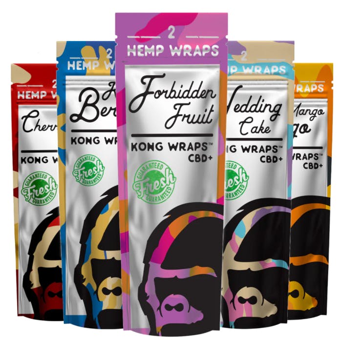 KONG WRAPS - Flavored Rolling Wraps - Non-cannabis image 1