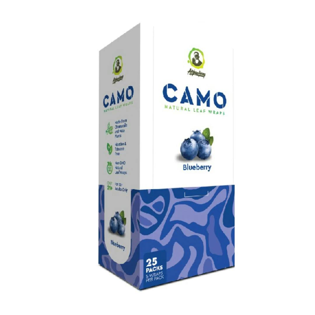 CAMO - Blueberry 5-Pack Rolling Wraps - Non-cannabis image 1