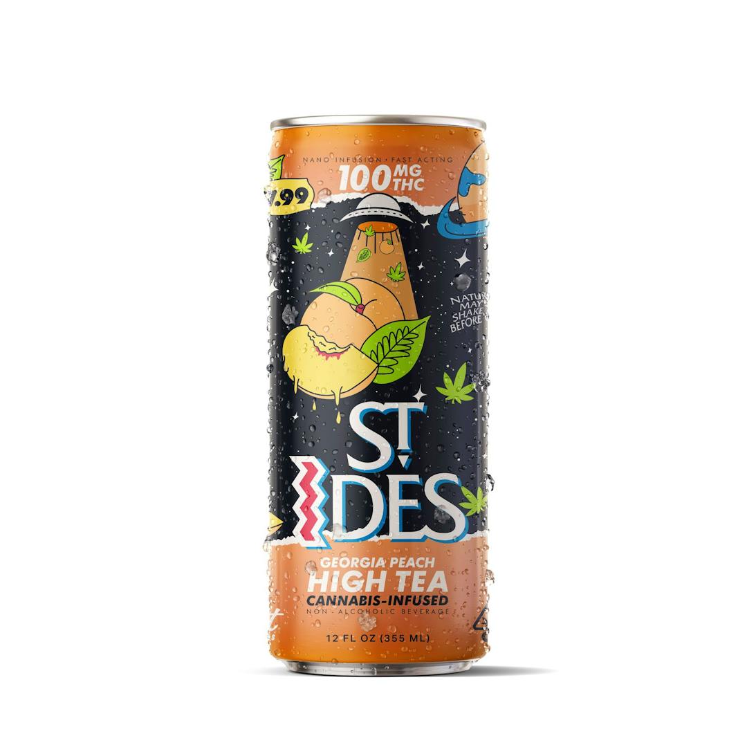 ST. IDES - Georgia Peach High Tea - 100mg - Drink image 1