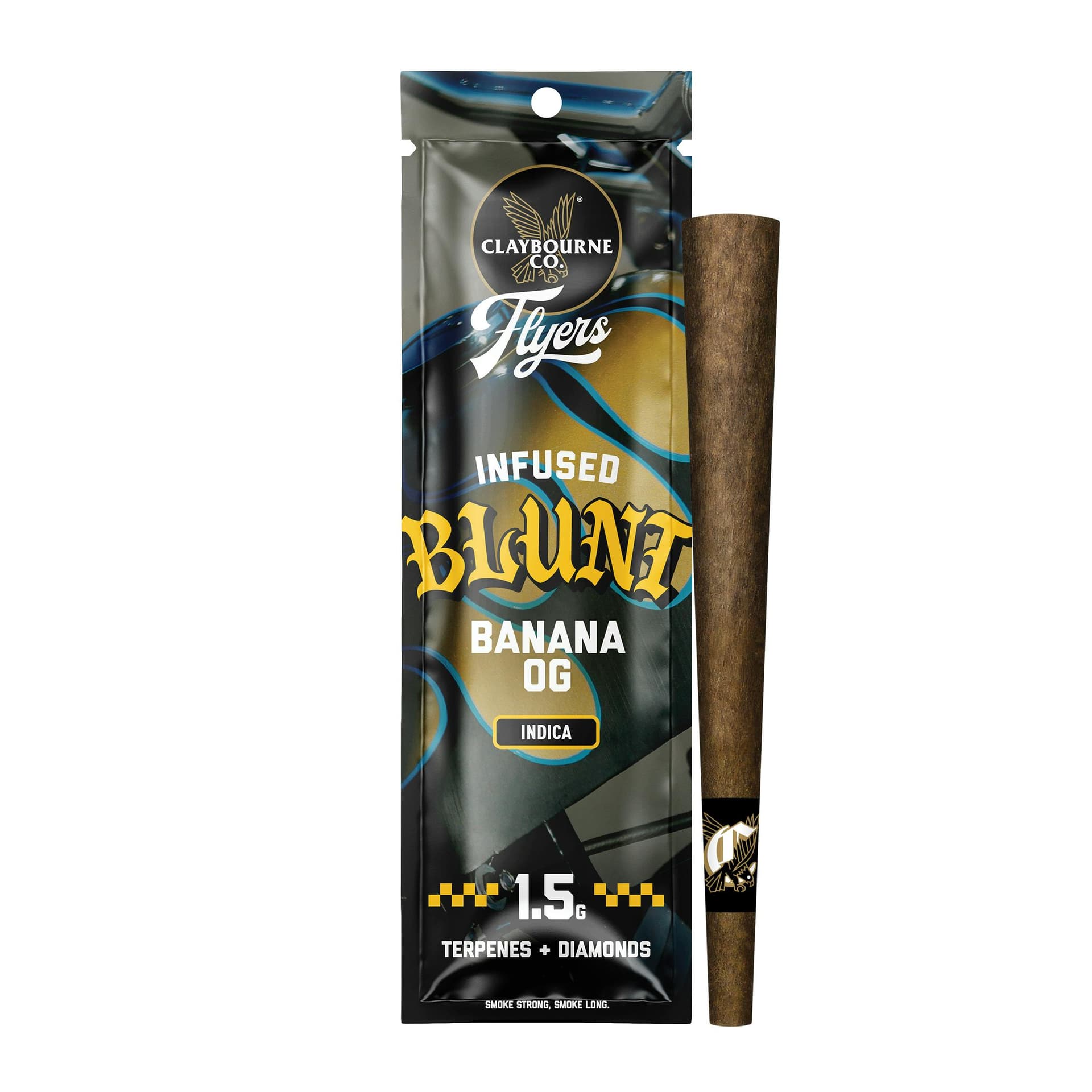 CLAYBOURNE - Banana OG Infused Blunt - 1.5g - Preroll