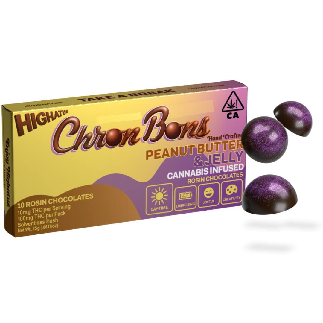 HIGHATUS - ChronBons PB&J - 100mg - Edible