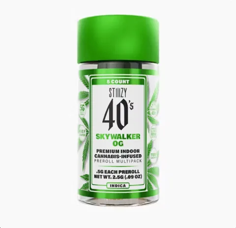 STIIIZY - Skywalker OG Infused 40's 5pk - 2.5g - Preroll
