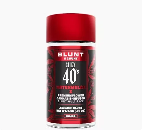 STIIIZY - Watermelon Z Infused 40's Mini Blunts 5pk - 2.5g - Preroll