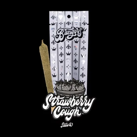 BANGERS - *Strawberry Cough Infused - 1.2g - Preroll