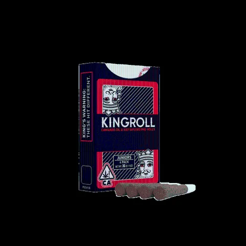KINGROLL - White Rhino x Cannalope Kush 4pk - 3g - Preroll